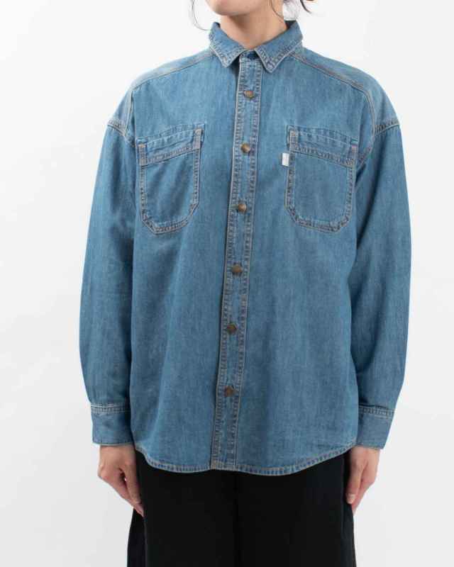 CF7193 Cafetty デニムワークシャツ