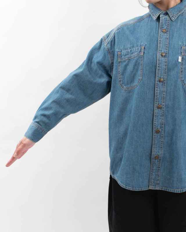 CF7193 Cafetty デニムワークシャツ