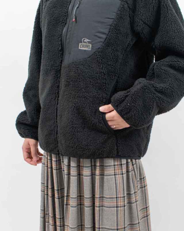 CH04-1474 CHUMS ボンディングフリースジャケット(アウター／フリース)