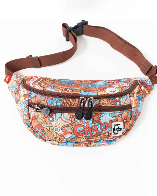 CH60-3964  CHUMS リサイクルスモールウエストポーチ(ボディバッグ｜ウエストポーチ)
