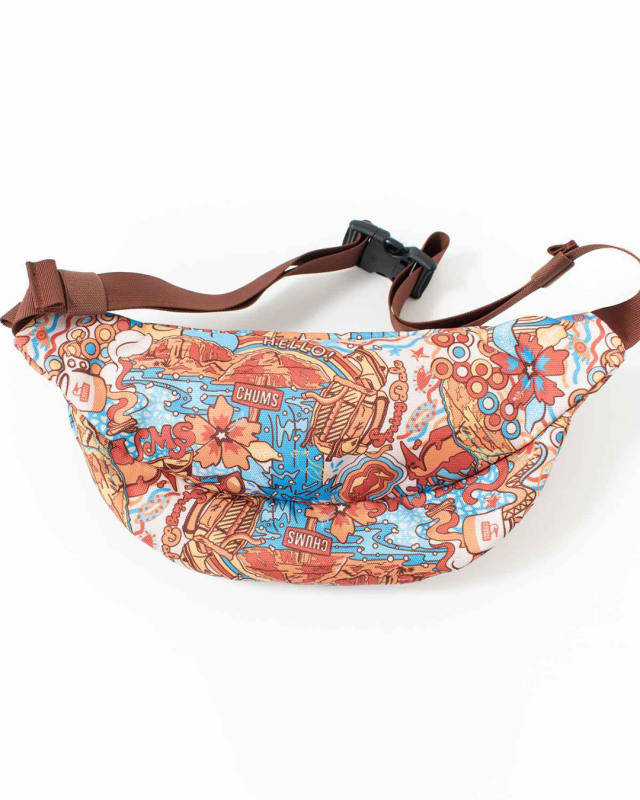 CH60-3964  CHUMS リサイクルスモールウエストポーチ(ボディバッグ｜ウエストポーチ)