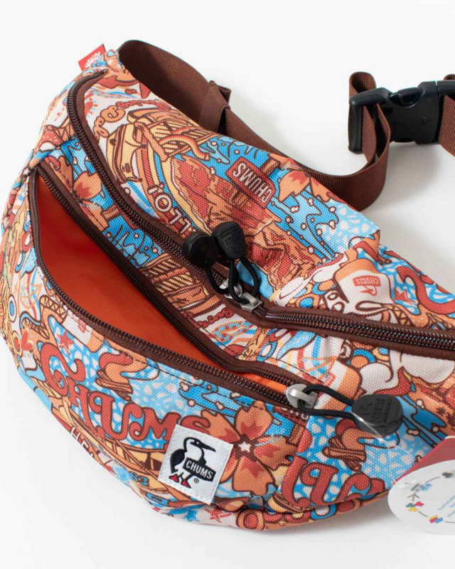 CH60-3964  CHUMS リサイクルスモールウエストポーチ(ボディバッグ｜ウエストポーチ)