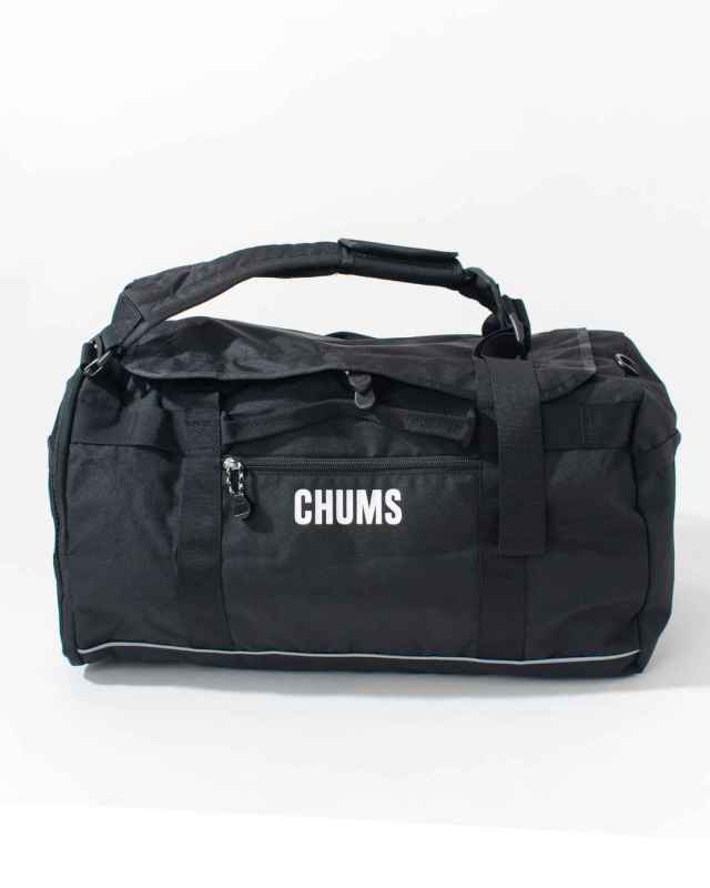 チャムス ブラック ボストンバッグ CH60-4026 Recycle CHUMS 2way Boston Bag 35/リサイクルチャムス2ウェイ