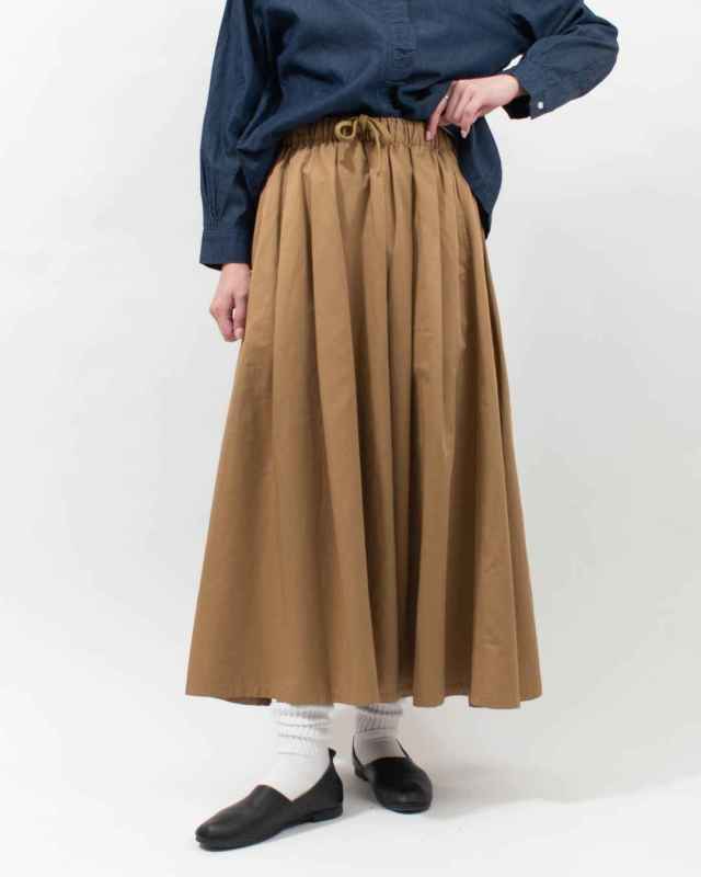 CP24-D366 cotopone TCツイルボリュームフレアスカート