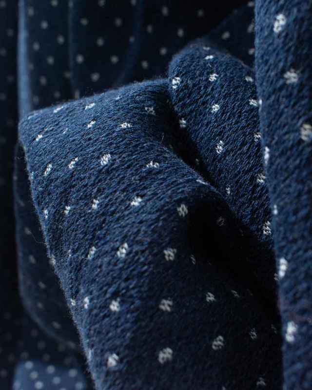 D3216  D*g*y バルーンスカート　デニムドットジャガード