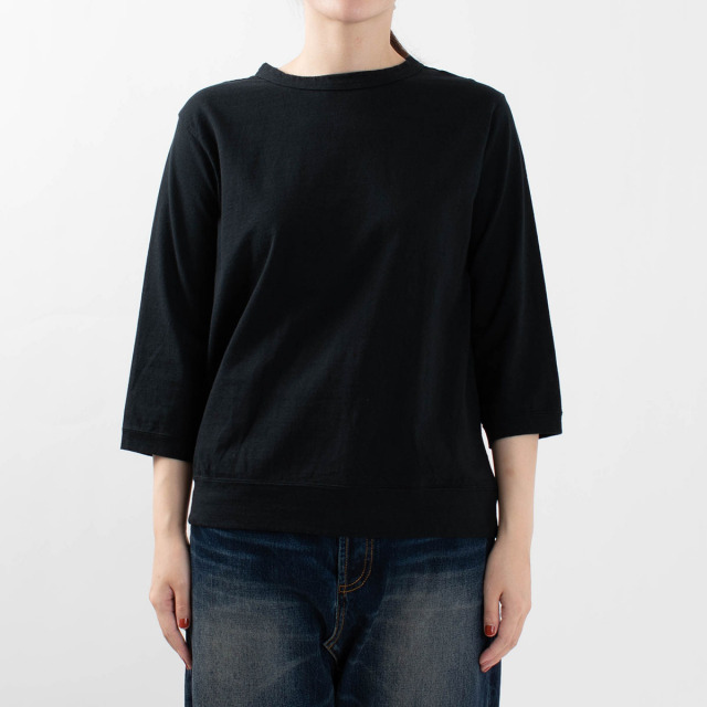 DANA FANEUIL ダナファヌル ムラ糸天竺7分袖ワイドTシャツ D5721301