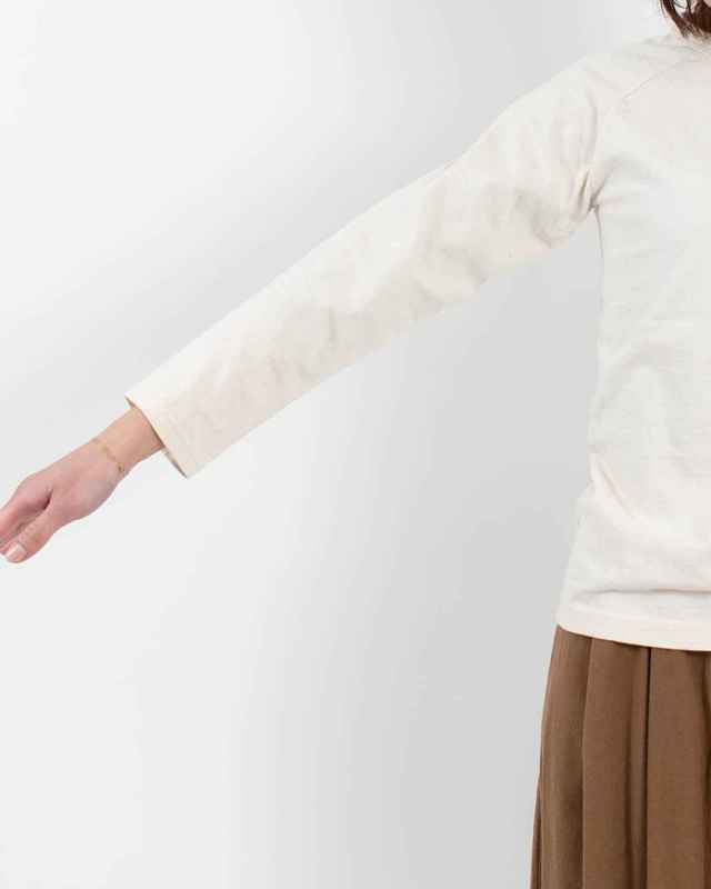 DANA FANEUIL ダナファヌル ムラ糸長袖ラグランTシャツ D5816401