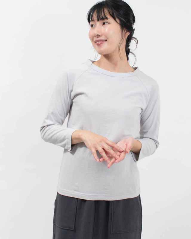 DANA FANEUIL ダナファヌル ムラ糸長袖ラグランTシャツ D5816401