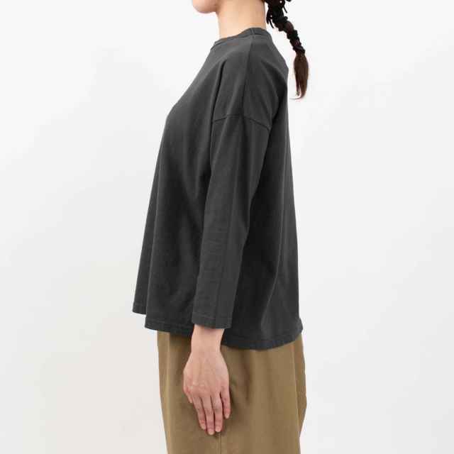 D5823405　DANA FANEUIL ムラ糸天竺長袖ワイドTシャツ