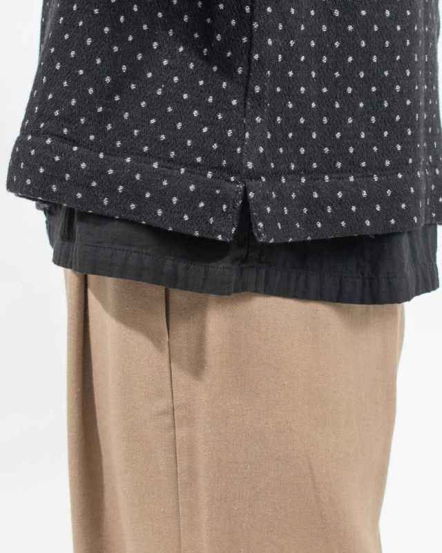 D9689  D*g*y 2WAYベスト デニムドットジャガード