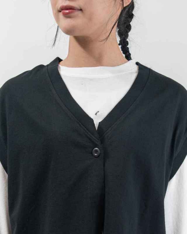 FA-2230 FIRST 前開き Vネックベスト