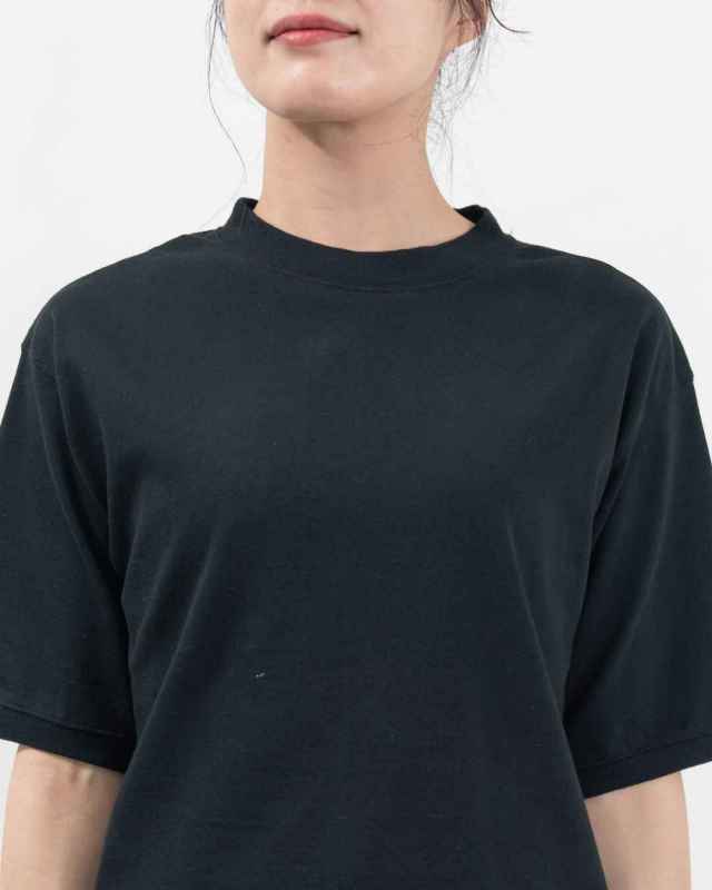 FIRST ファースト 長めの半袖 リブ切替プルオーバー FA-2233 レディース ナチュラル ファッション コーデ 服 30代 40代 50代 カジュアル シンプル ベーシック FIRST 長めの半袖 リブ切替プルオーバー｜ナチュラル