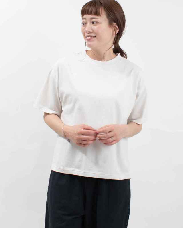 BLUE LAKE MARKET アメリカンドライ天竺|||6分袖ボックス