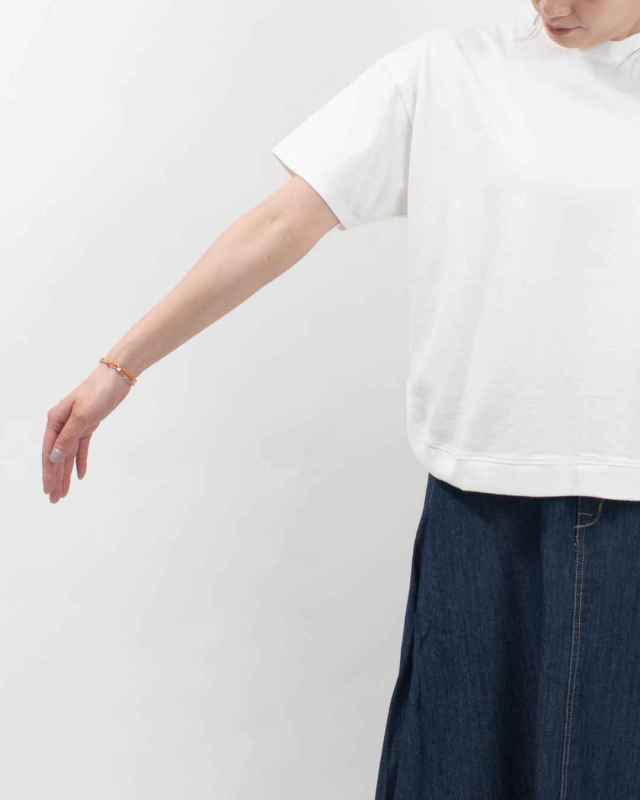 FIRST ファースト ヘムラウンド半袖Ｔシャツ FA-2252 レディース カットソー ナチュラル ファッション コーデ 服 30代 40代 50代ファッション カジュアル FIRST ヘムラウンド半袖Tシャツ｜ナチュラルファッション