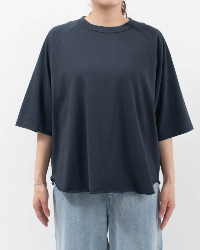 FA-2259 FIRST 裾カットオフ ラグランハーフスリーブTシャツ