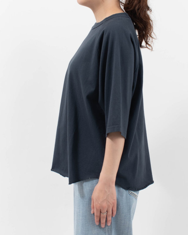 FA-2259 FIRST 裾カットオフ ラグランハーフスリーブTシャツ