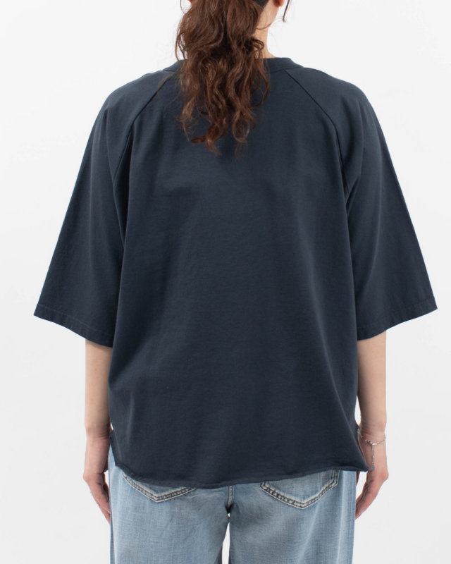 FA-2259 FIRST 裾カットオフ ラグランハーフスリーブTシャツ