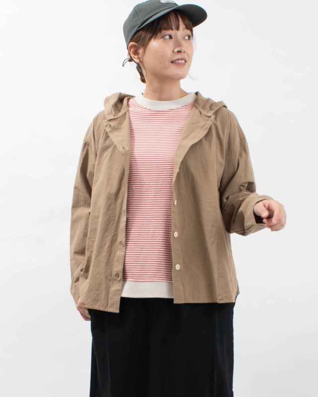 FA-3062 FIRST ヴィンテージポプリンフードシャツブルゾン