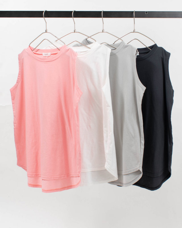 FA-3201 FIRST ラウンドヘムノースリーブ