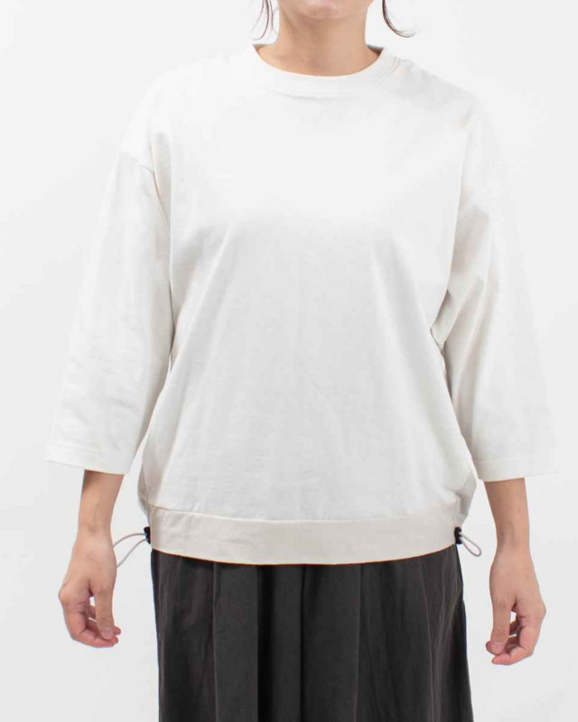 FIRST 天竺×布帛の切り替えプルオーバー｜ナチュラルファッション