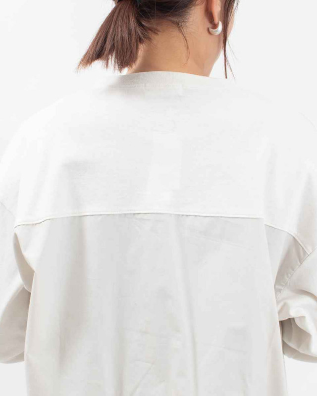 FA-3284  FIRST 天竺×布帛の切り替えプルオーバー