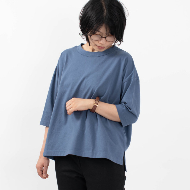 BLUE LAKE MARKET ムラバックサテン ドロストヘムベスト