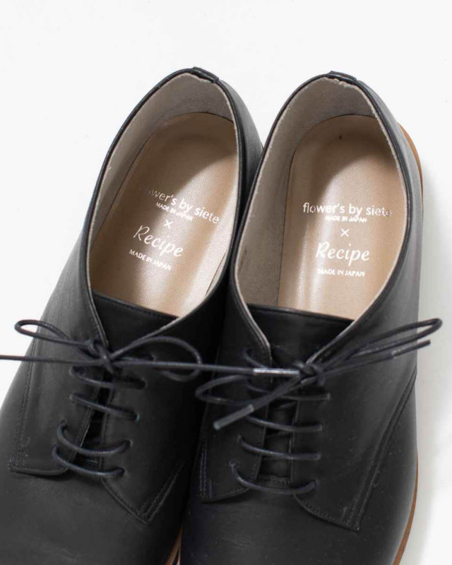 FR-103　Recipe レースアップシューズ flower's by siete × Recipe