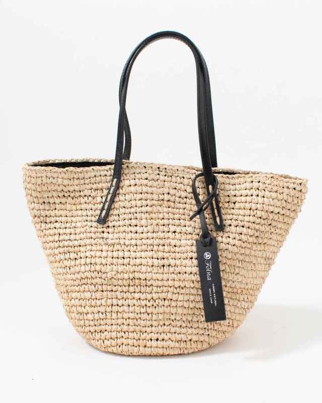K765003  Folna ラフィア トートバッグ