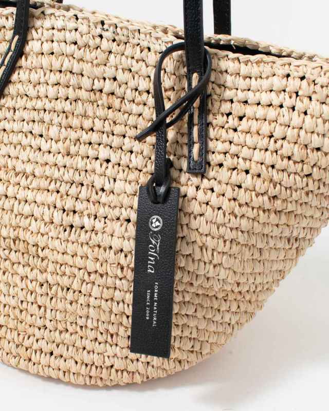 K765003  Folna ラフィア トートバッグ