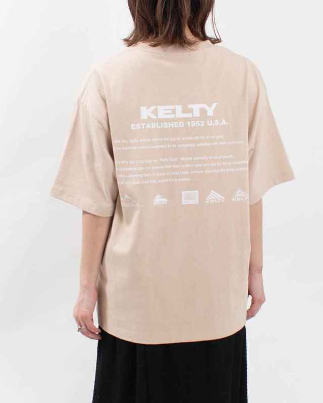 KE25113018 KELTY バックヒストリーロゴS/S T-shirt
