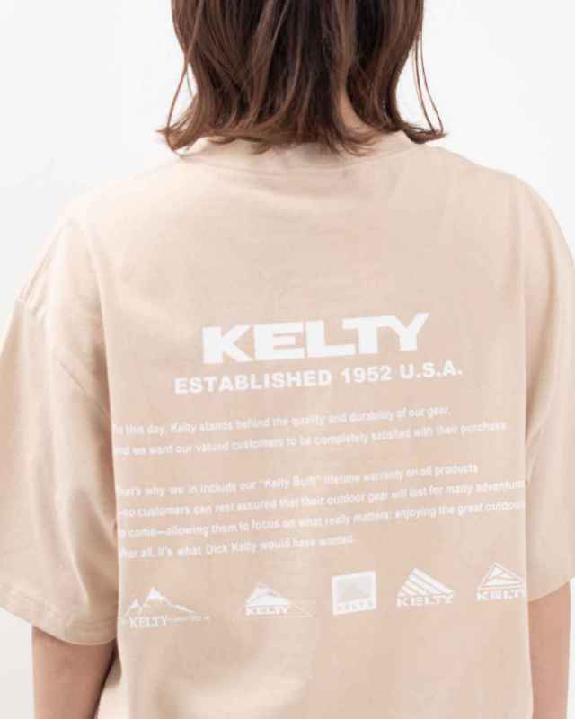 KE25113018 KELTY バックヒストリーロゴS/S T-shirt