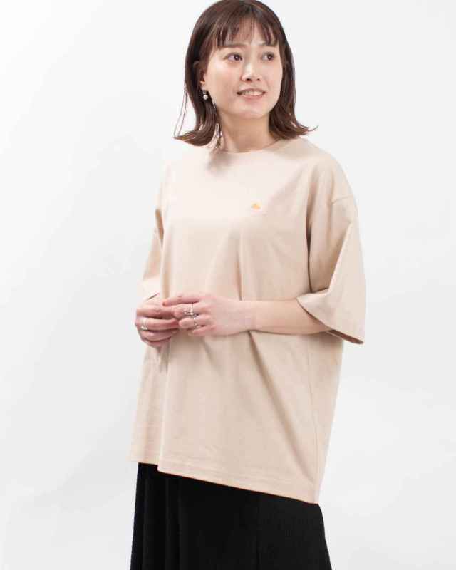 hunch ハンチ USAコットン×OE天竺 ロゴロンT WTS6960 ナチュラル ファッション ママ 服 30代 40代 50代ファッション カジュアル キレカジ ロゴ シンプル hunch USAコットン×OE天竺 ロゴロンT｜ナチュラルファッション