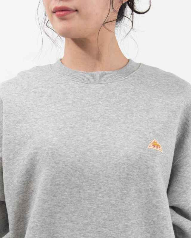 KE25213072 KELTY バックタイポロゴクルーネックスウェット