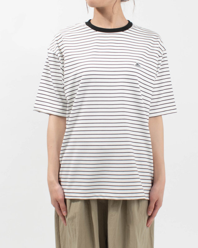 KE26113011  KELTY ワッペンロゴ ボーダーTシャツ