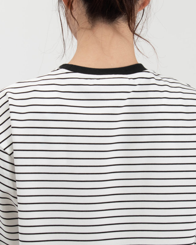 KE26113011  KELTY ワッペンロゴ ボーダーTシャツ