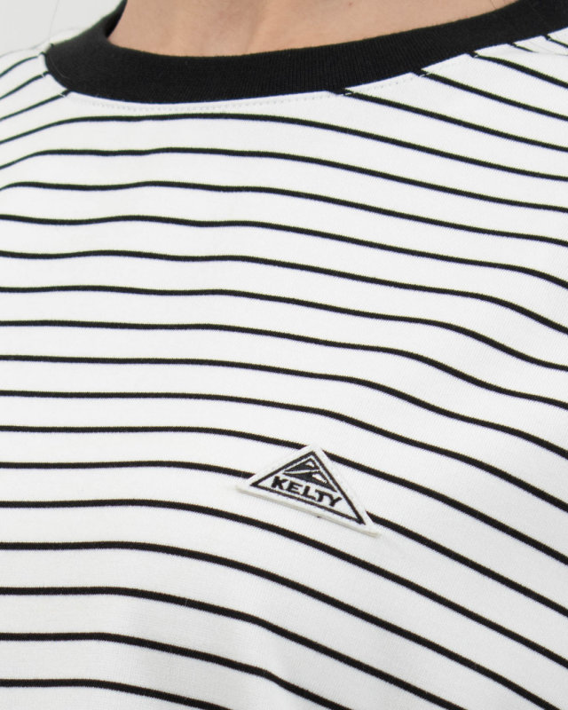 KE26113011  KELTY ワッペンロゴ ボーダーTシャツ