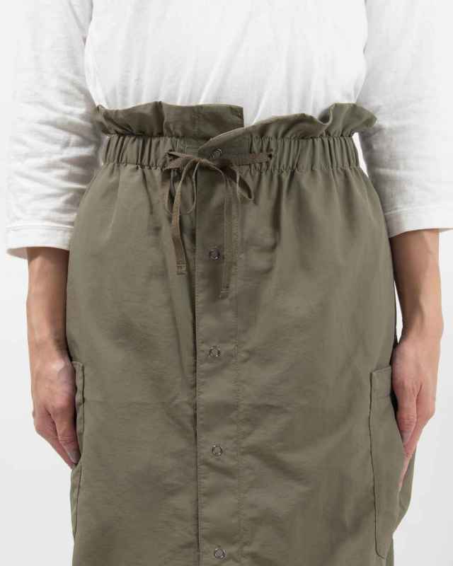 KF252TW00032 KIFFE DRAW STRING MILITARYW SKIRT