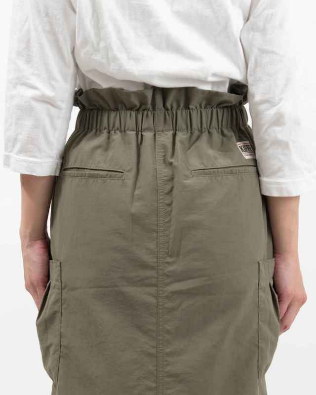 KF252TW00032 KIFFE DRAW STRING MILITARYW SKIRT