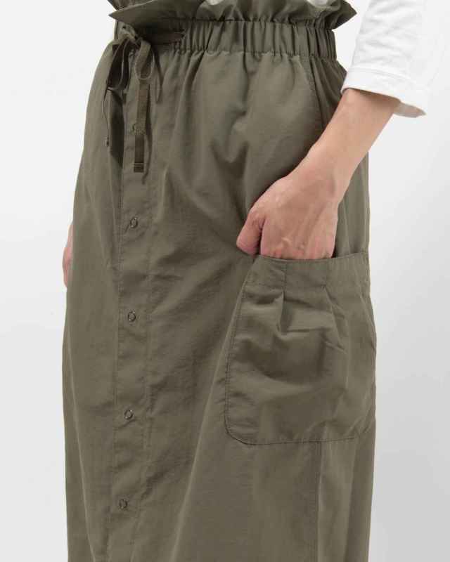 KF252TW00032 KIFFE DRAW STRING MILITARYW SKIRT