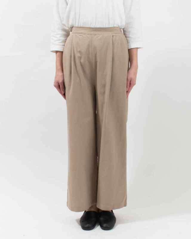 NS-25633　Swarm コットンテンセルワンタックワイドパンツ