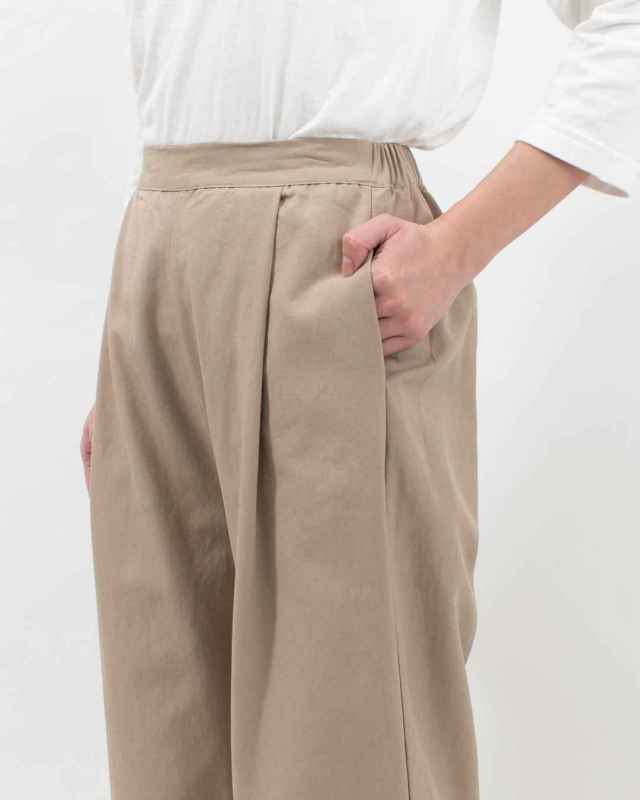 NS-25633　Swarm コットンテンセルワンタックワイドパンツ