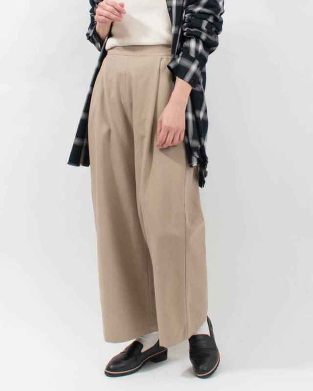 NS-25633 Swarm コットンテンセルワンタックワイドパンツ