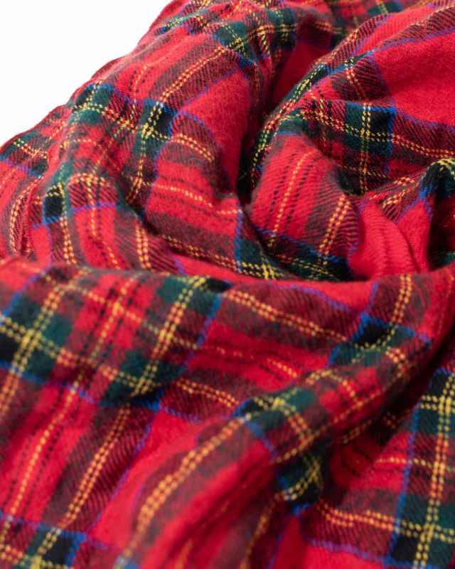 prit ウールコットンチェックストール｜ナチュラルファッション