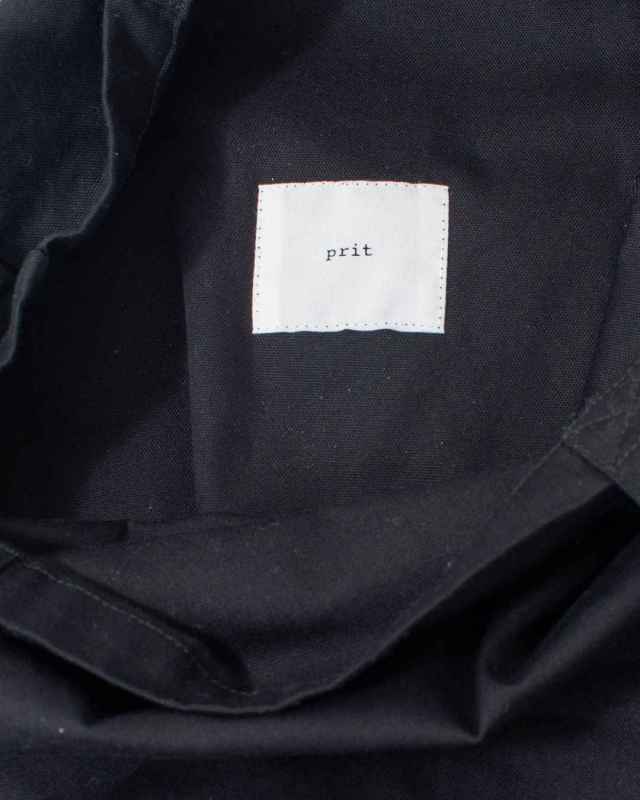 P01601  prit オックス×40/1リネン箔プリントビッグポケットトート