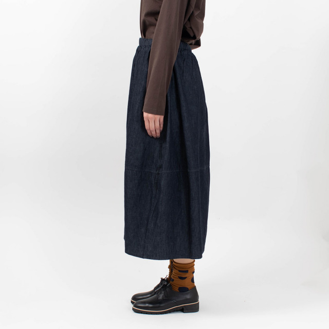 P70323 prit 6ozデニム コクーンスカート