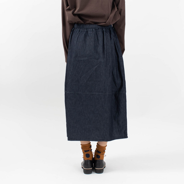 P70323 prit 6ozデニム コクーンスカート