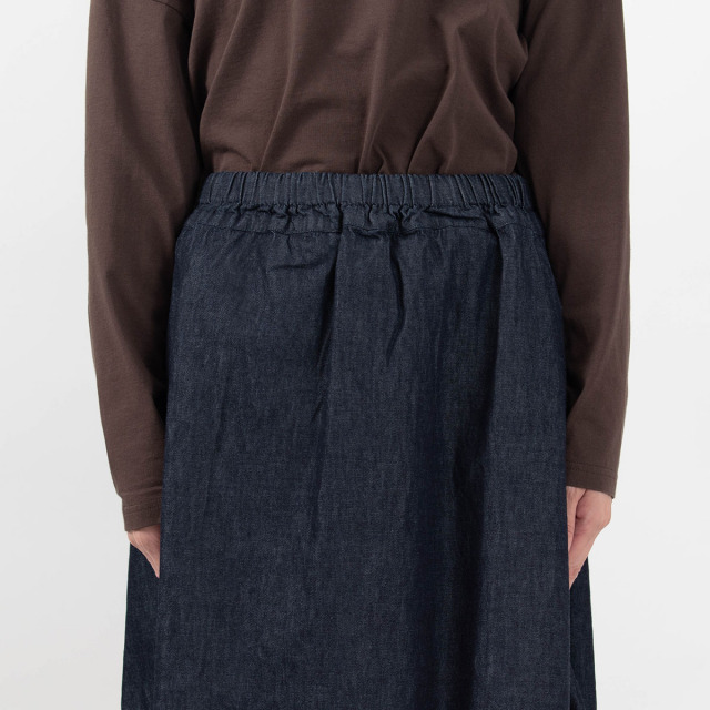 P70323 prit 6ozデニム コクーンスカート