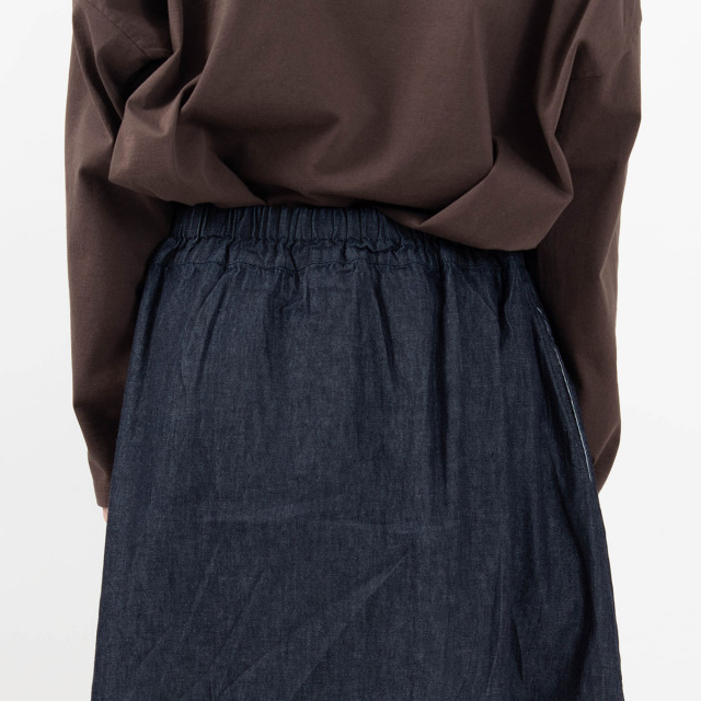 P70323 prit 6ozデニム コクーンスカート