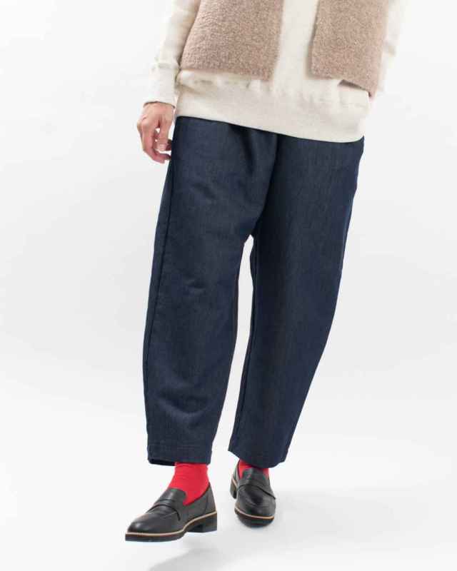 P70603 prit ニットデニム スロウパンツ 