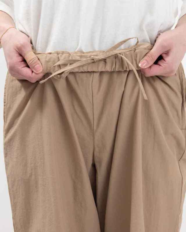 P71506 prit コットンナイロン高密度平織パジャマパンツ